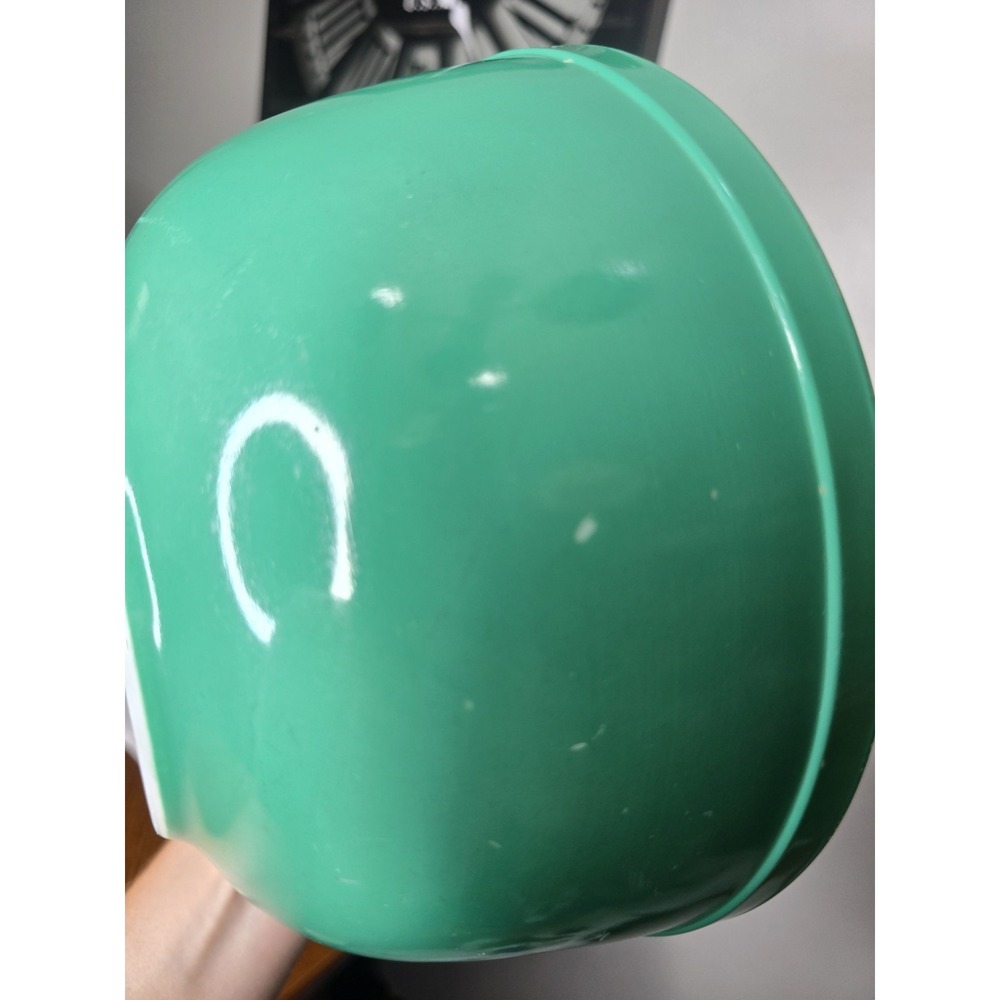 Vintage Pyrex 403 Primary Colors Green Nesting/Mixing Bowl 2.5 Quart 8.75" Round - Picture 6 of 9